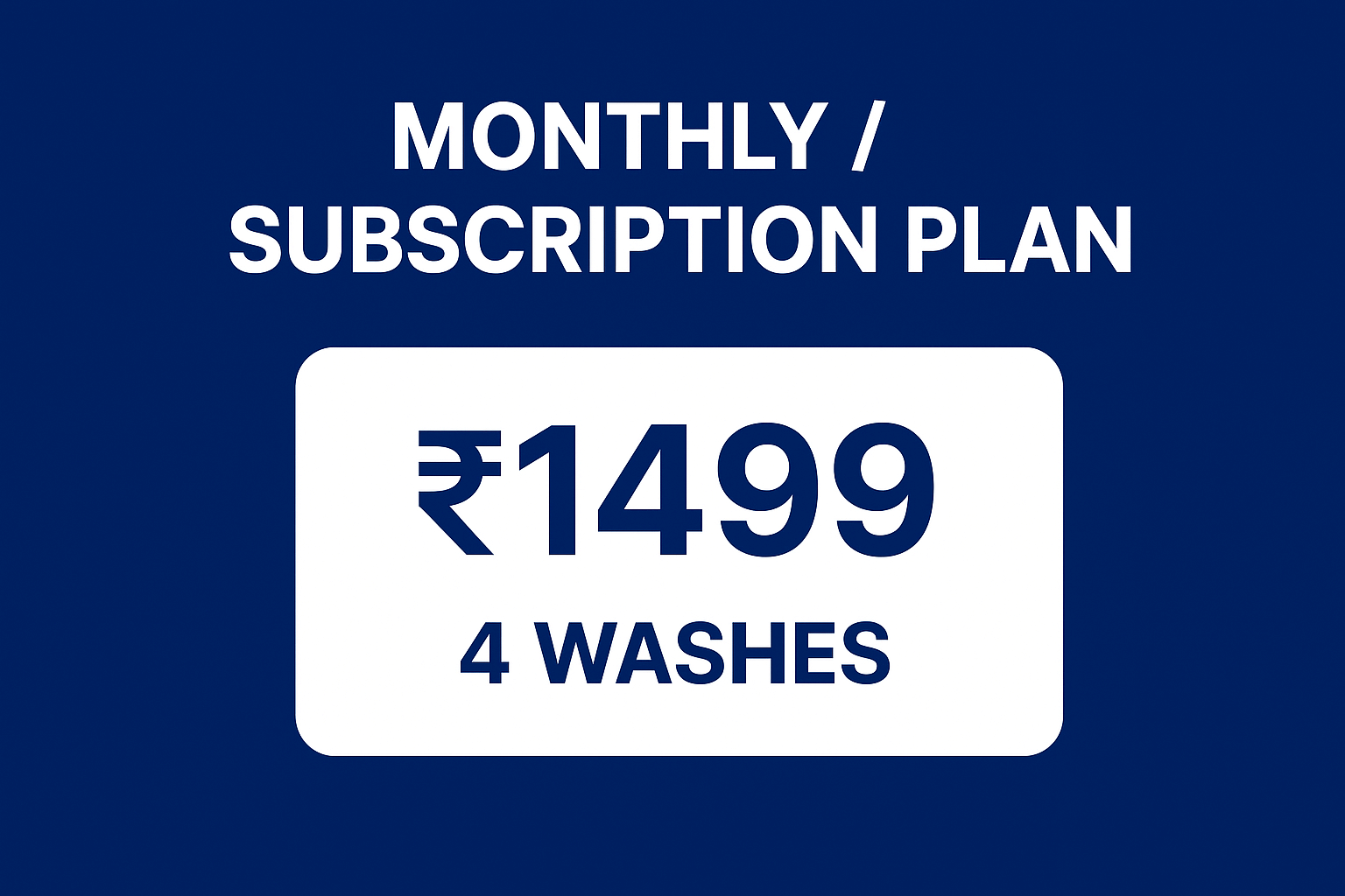 Monthly / Subscription Plan