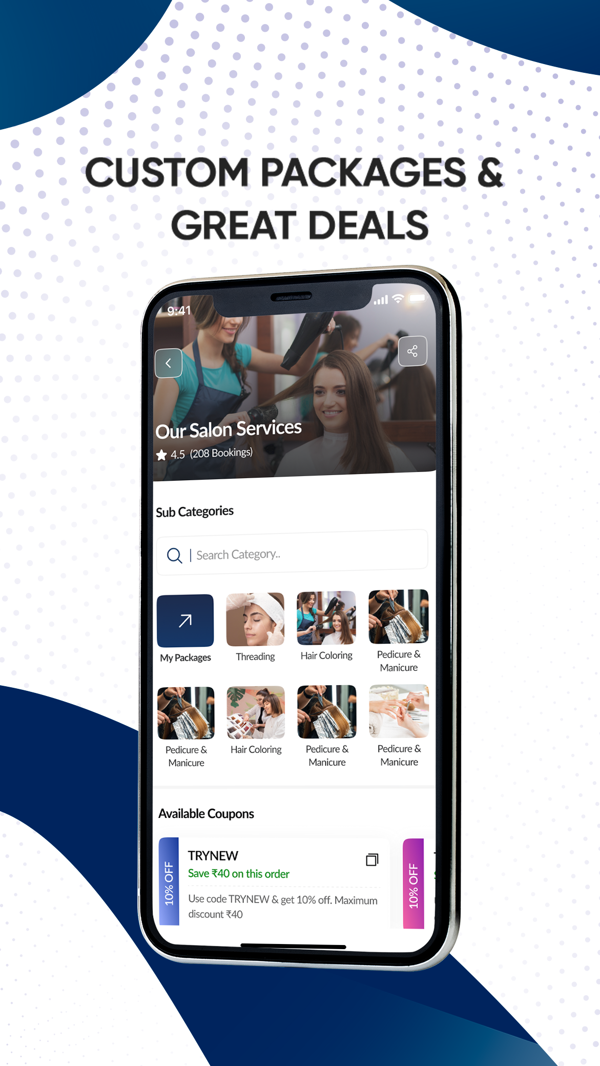 Sub Categories & Coupons